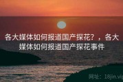 各大媒体如何报道国产探花？，各大媒体如何报道国产探花事件