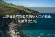 从新闻角度看海角网址入口的现象，新闻角度分析