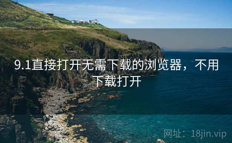 9.1直接打开无需下载的浏览器，不用下载打开