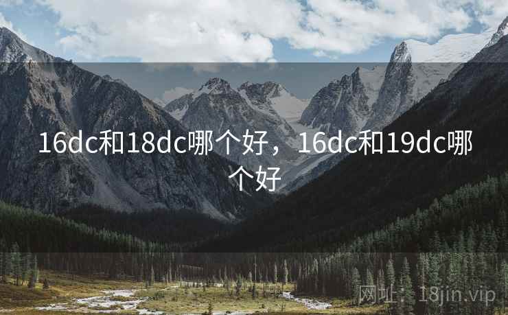 16dc和18dc哪个好，16dc和19dc哪个好