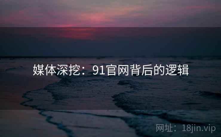 媒体深挖：91官网背后的逻辑