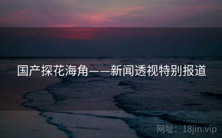 国产探花海角——新闻透视特别报道 国产探花海角——新闻透视特别报道